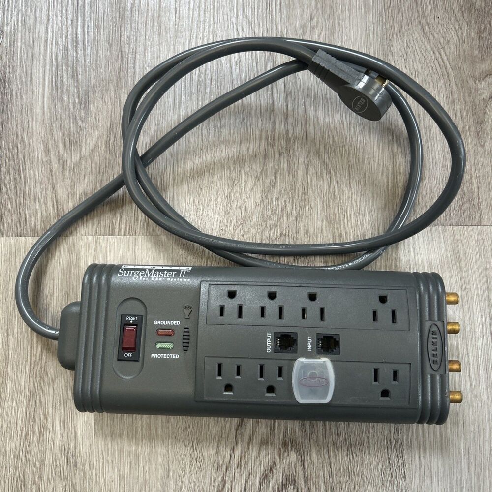Belkin Surge Master II Premiere 8 Outlet Power Strip Protector DSS System Tested